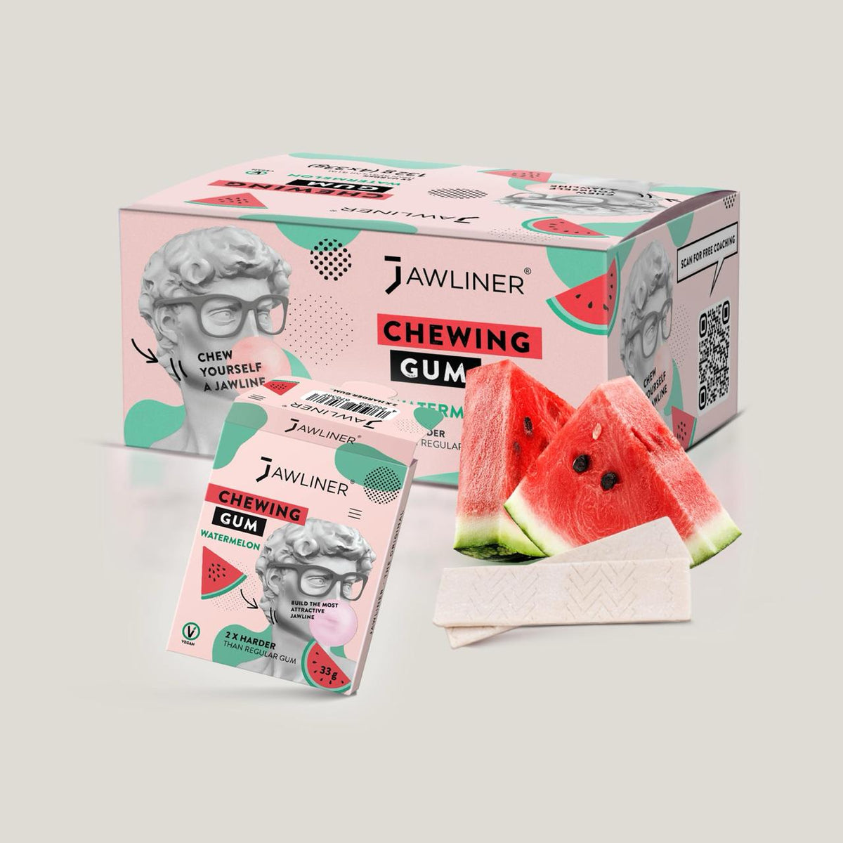 JAWLINER® Chewing Gum Medium Hard