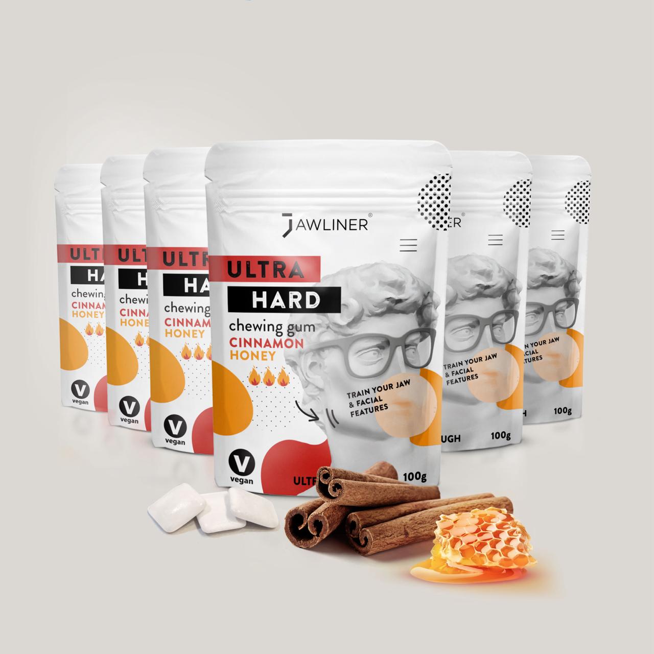 JAWLINER® Fitness Chewing Gum Cinnamon/Honey