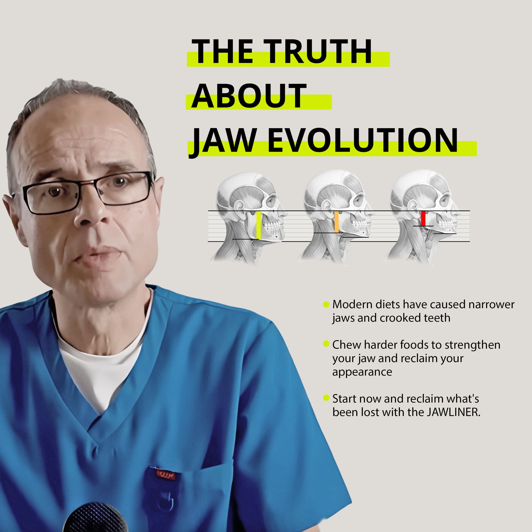 JAWLINER® Chewing Gum Medium Hard