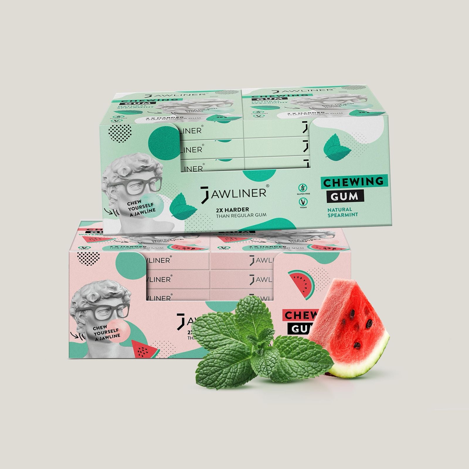 JAWLINER® Medium Chewing Gum Bundle Pack