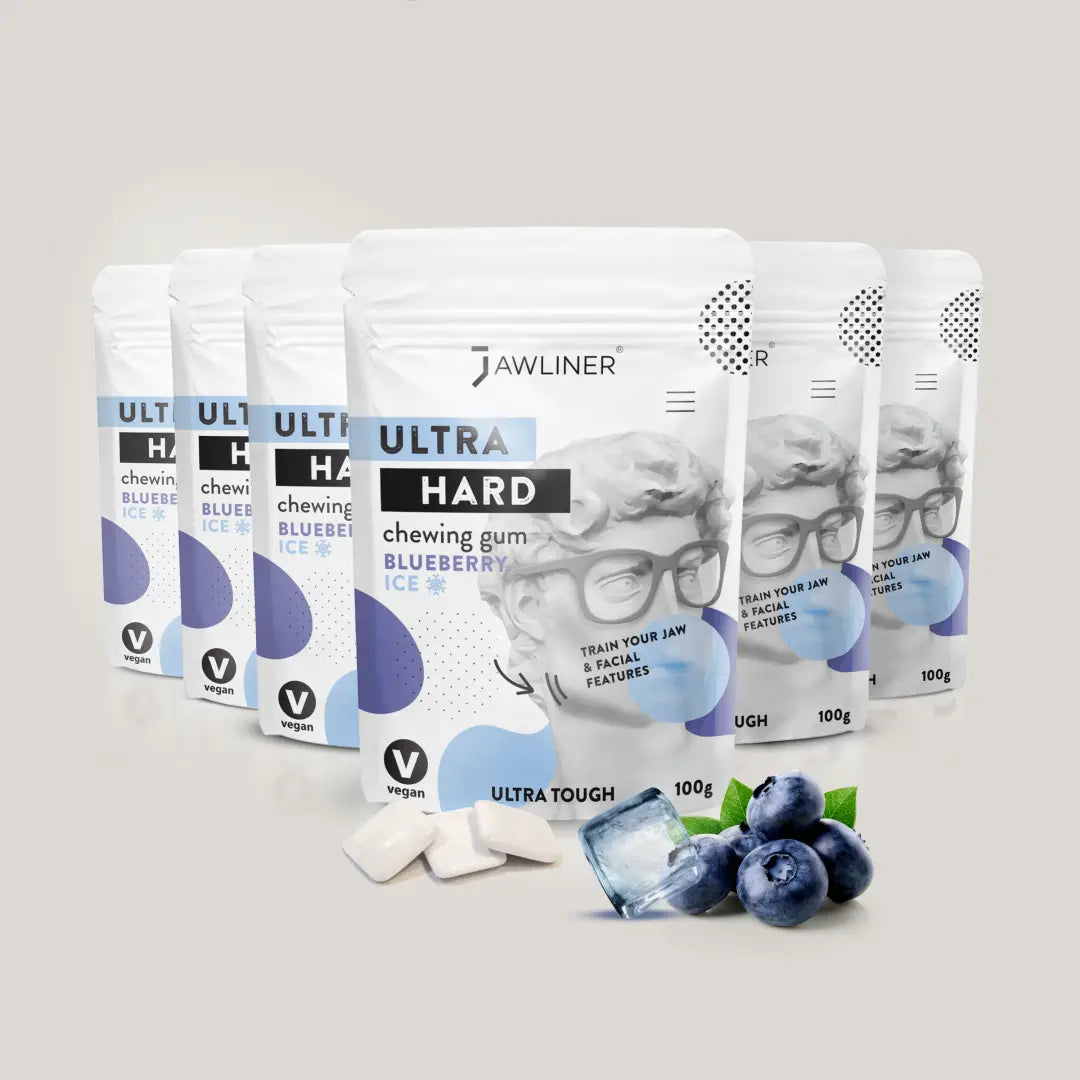 JAWLINER® Fitness Chewing Gum Myrtille glacée