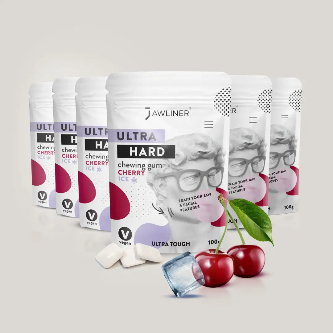 JAWLINER® Fitness Chewing Gum Glace à la Cerise