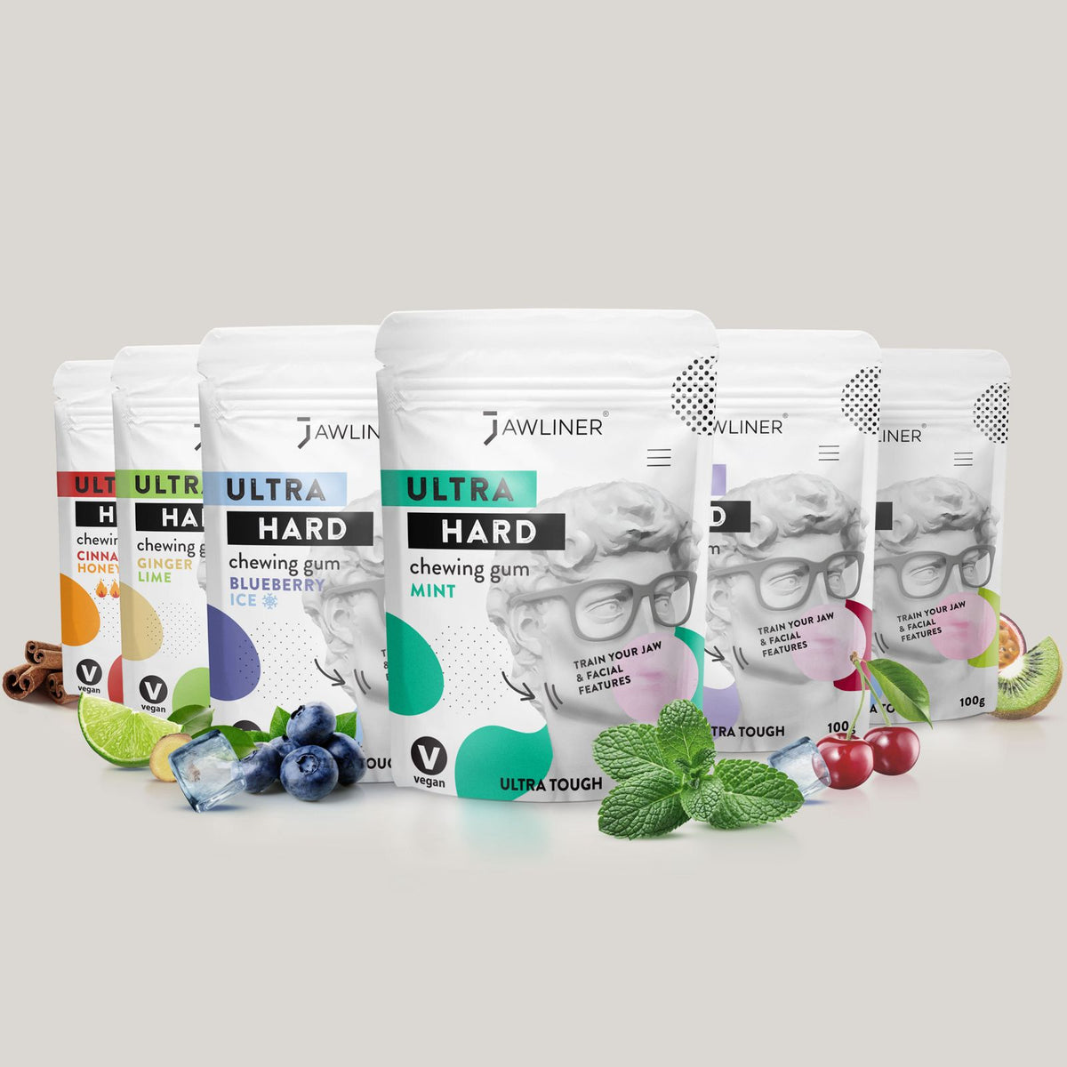 Paquete de chicles JAWLINER® Fitness