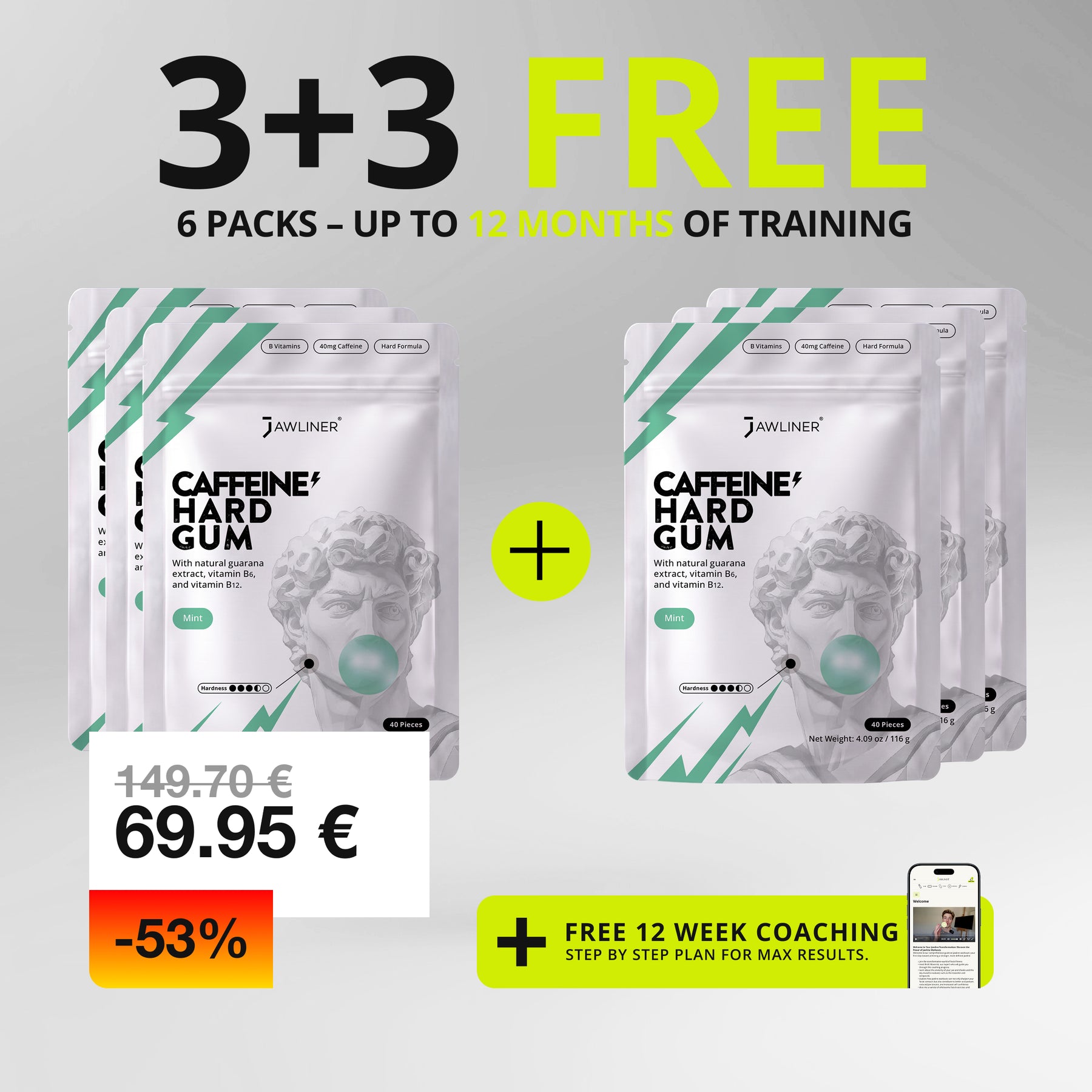 JAWLINER® Chewing Gum