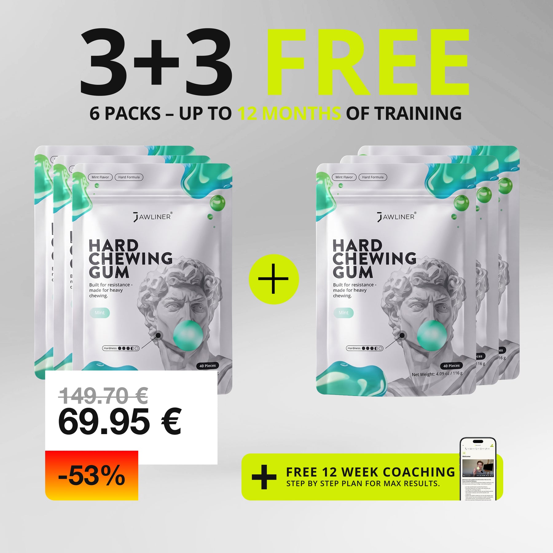 JAWLINER® Chewing Gum