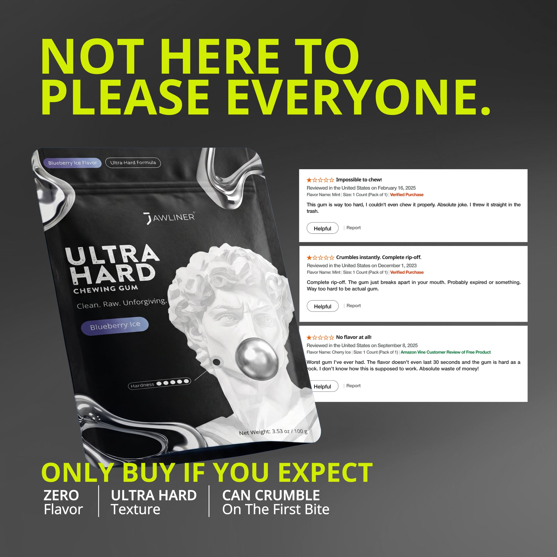 JAWLINER® Chewing Gum Ultra Hard