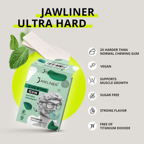 JAWLINER® Chewing Gum Watermelon Medium Hard