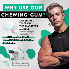 JAWLINER® Chewing-gum Fitness Menthe