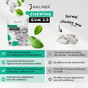 JAWLINER® Chewing-gum Fitness Menthe