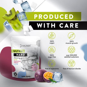 JAWLINER® Fitness Chewing Gum Kiwi Passion Fruit Ice