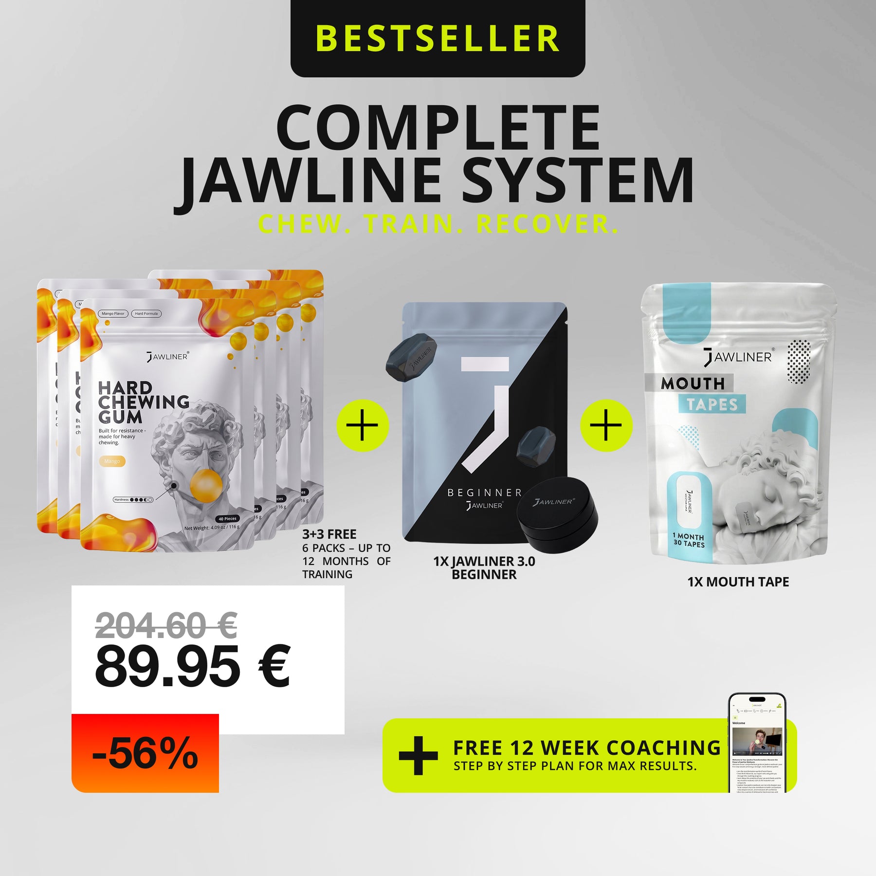 JAWLINER® Chewing Gum