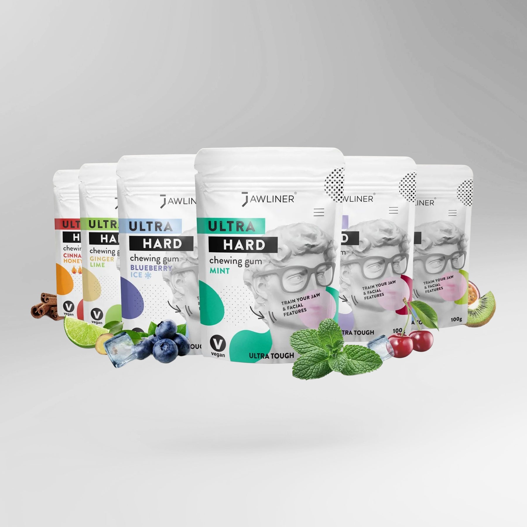 Paquete de chicles JAWLINER® Fitness
