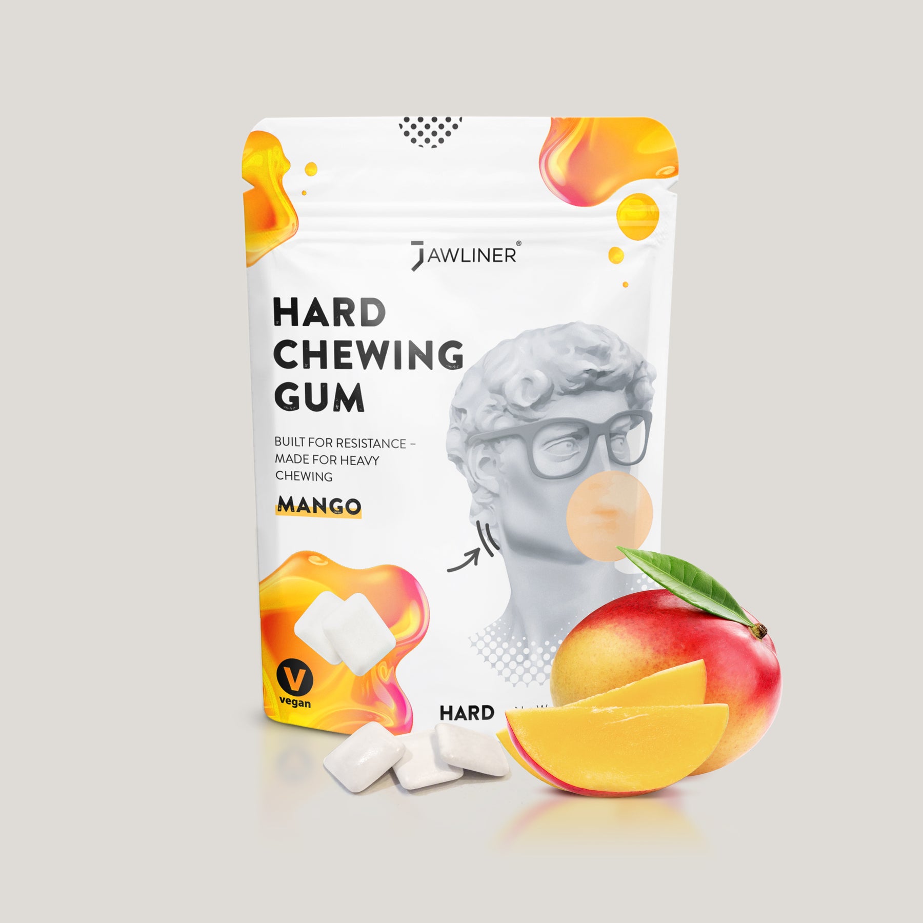 JAWLINER® Hard Chewing Gum