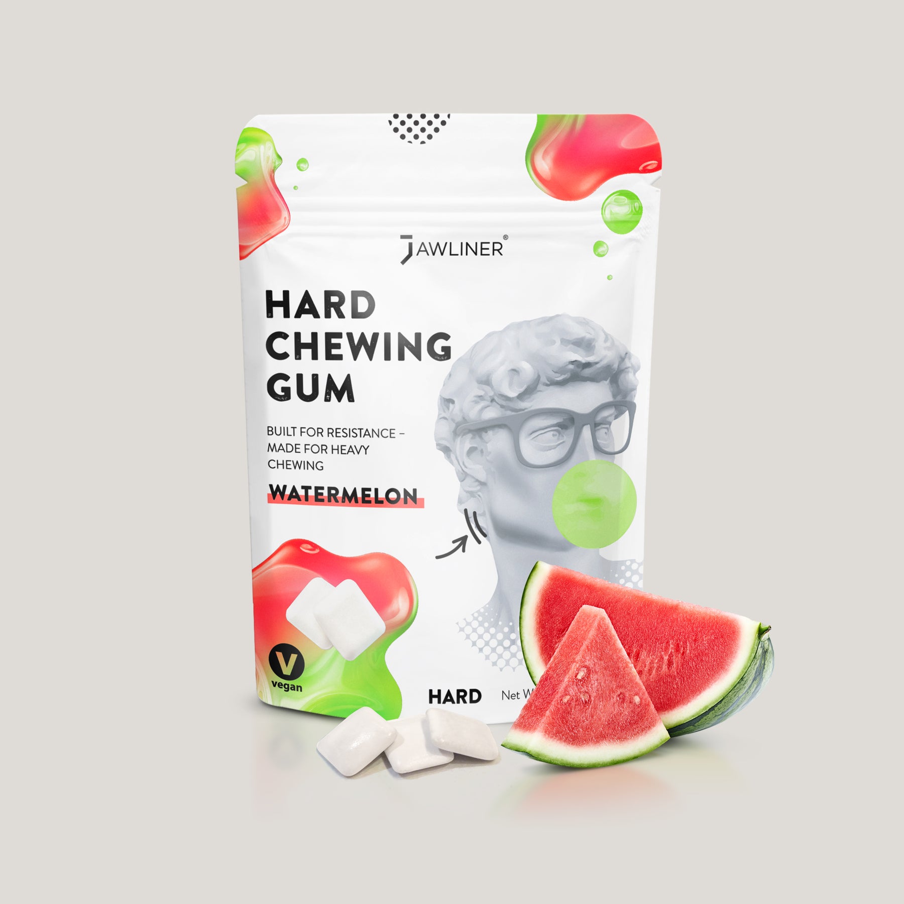 JAWLINER® Hard Chewing Gum