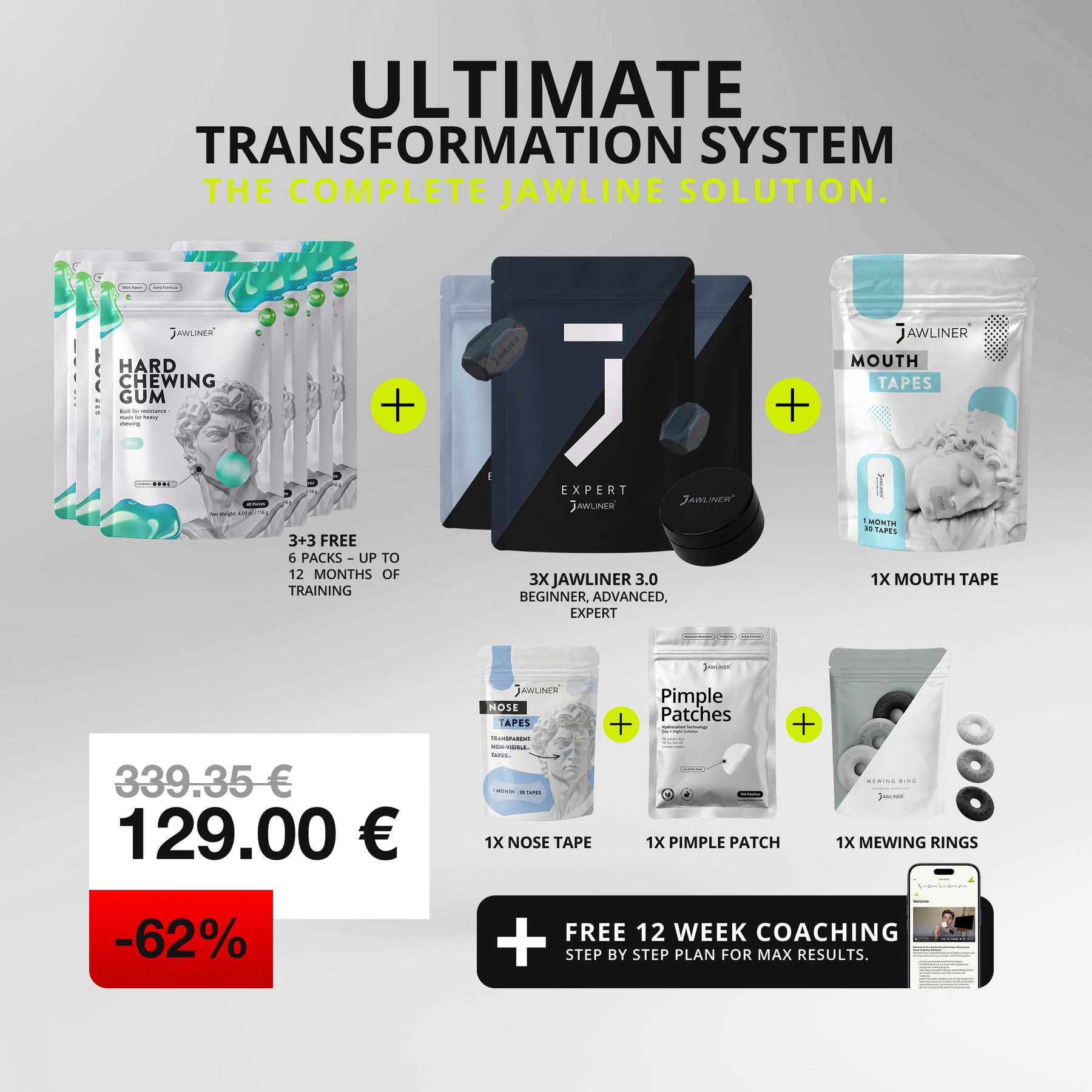 JAWLINER® Chewing Gum