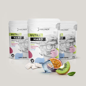 JAWLINER® Fitness Chewing Gum Kiwi Passion Fruit Ice
